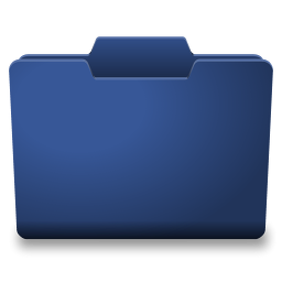 Blue Closed Icon 256x256 png